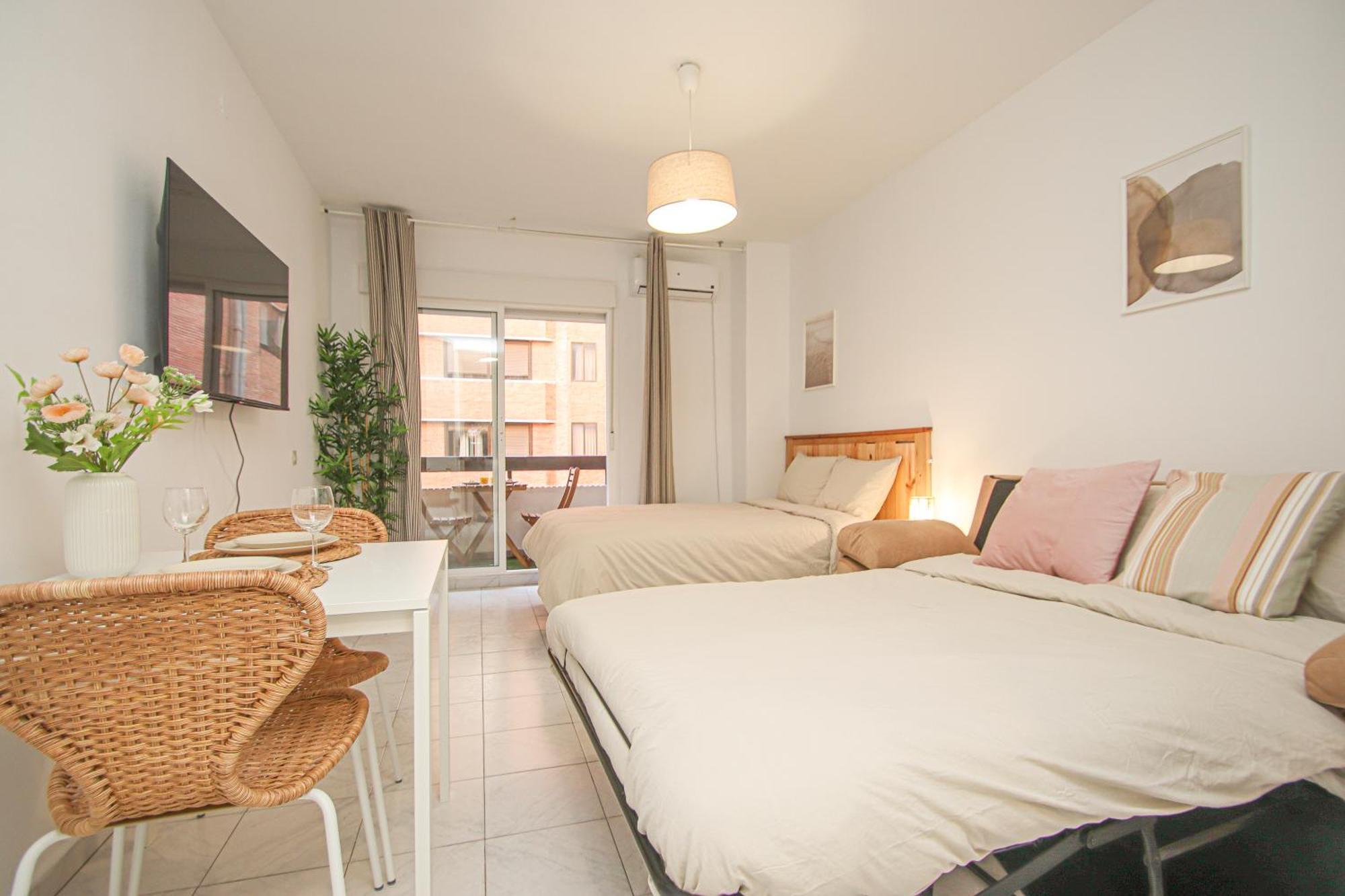 Wonderful Studio 15M Walk To Giralda And Feria Sevilla Exterior foto